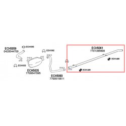 Tube d'Echappement Arrrière